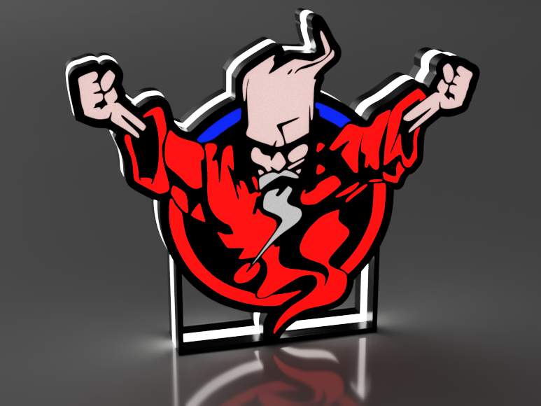 Thunderdome Logo Led Lamp