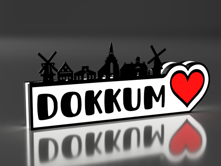 Special Edition Dokkum Skyline Led Lamp