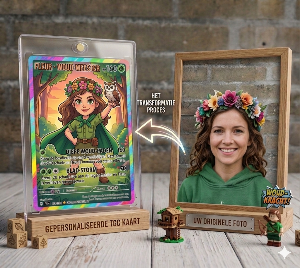 Custom Trading Card met eigen ontwerp