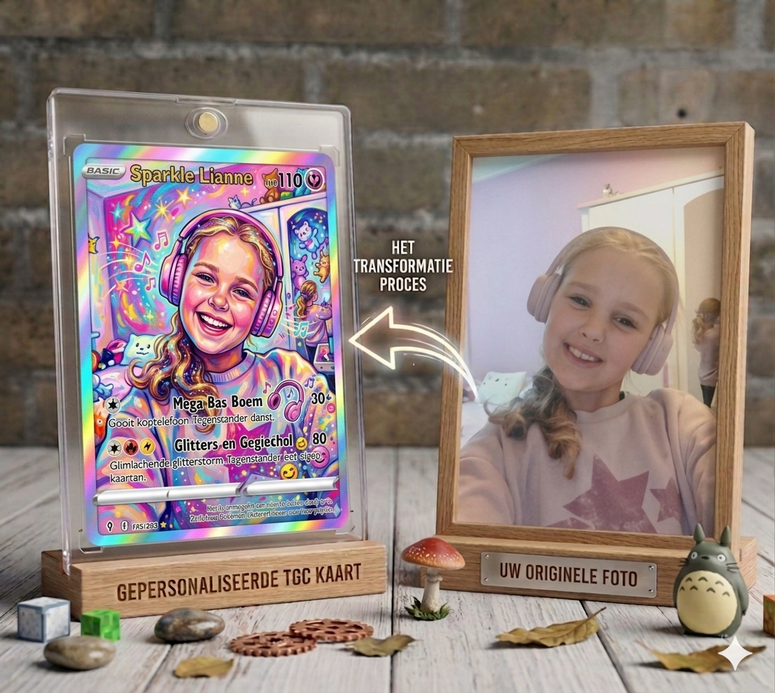 Custom Trading Card met eigen ontwerp