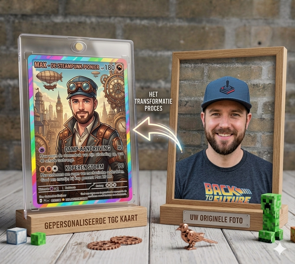 Custom Trading Card met eigen ontwerp
