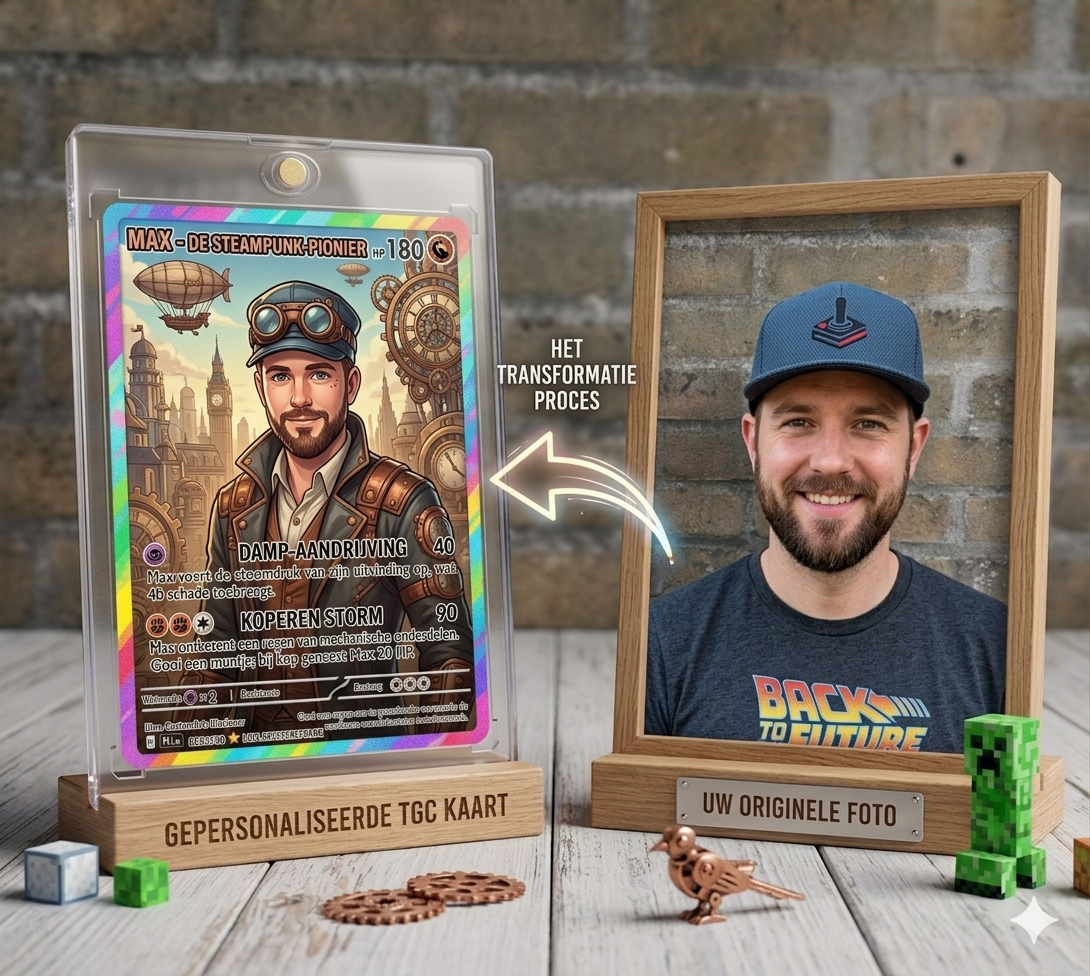 Custom Trading Card met eigen ontwerp