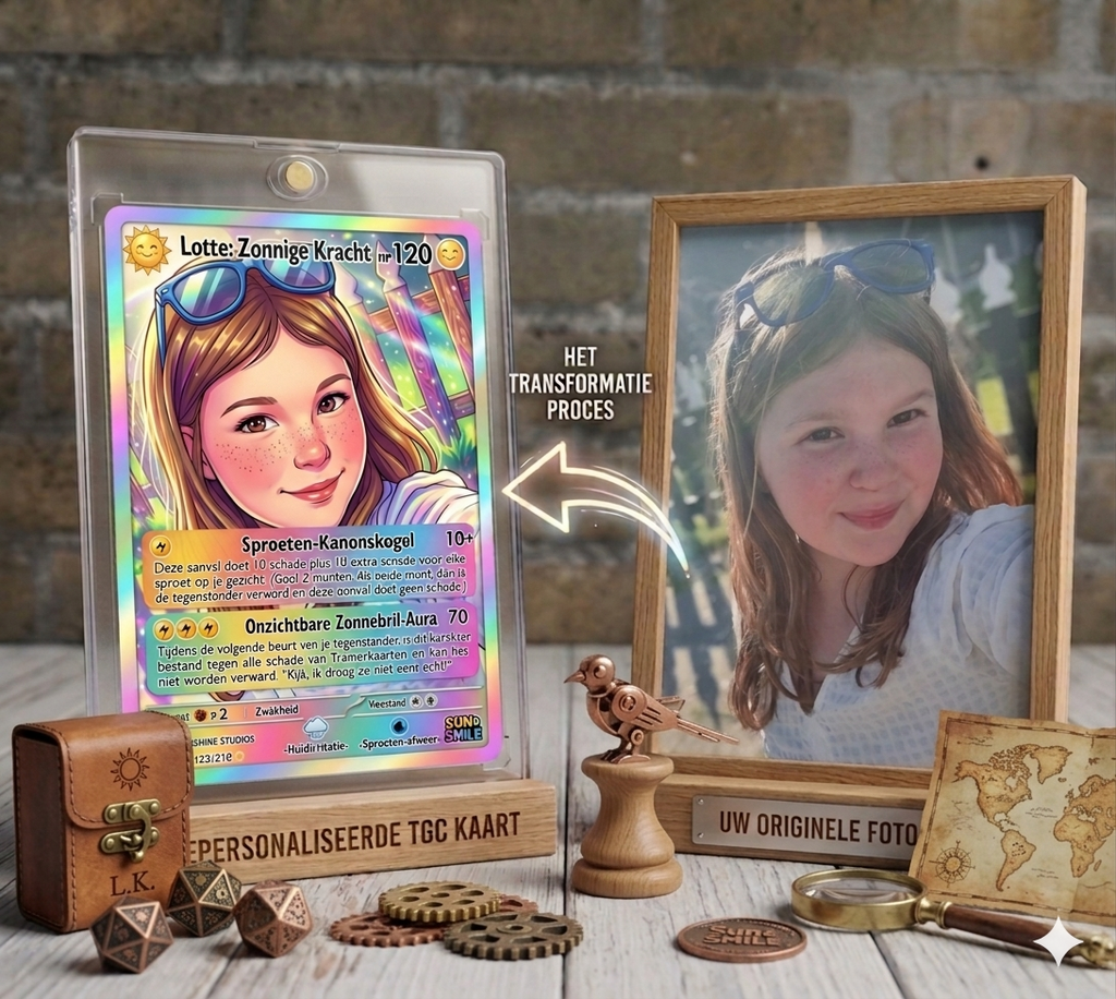 Custom Trading Card met eigen ontwerp