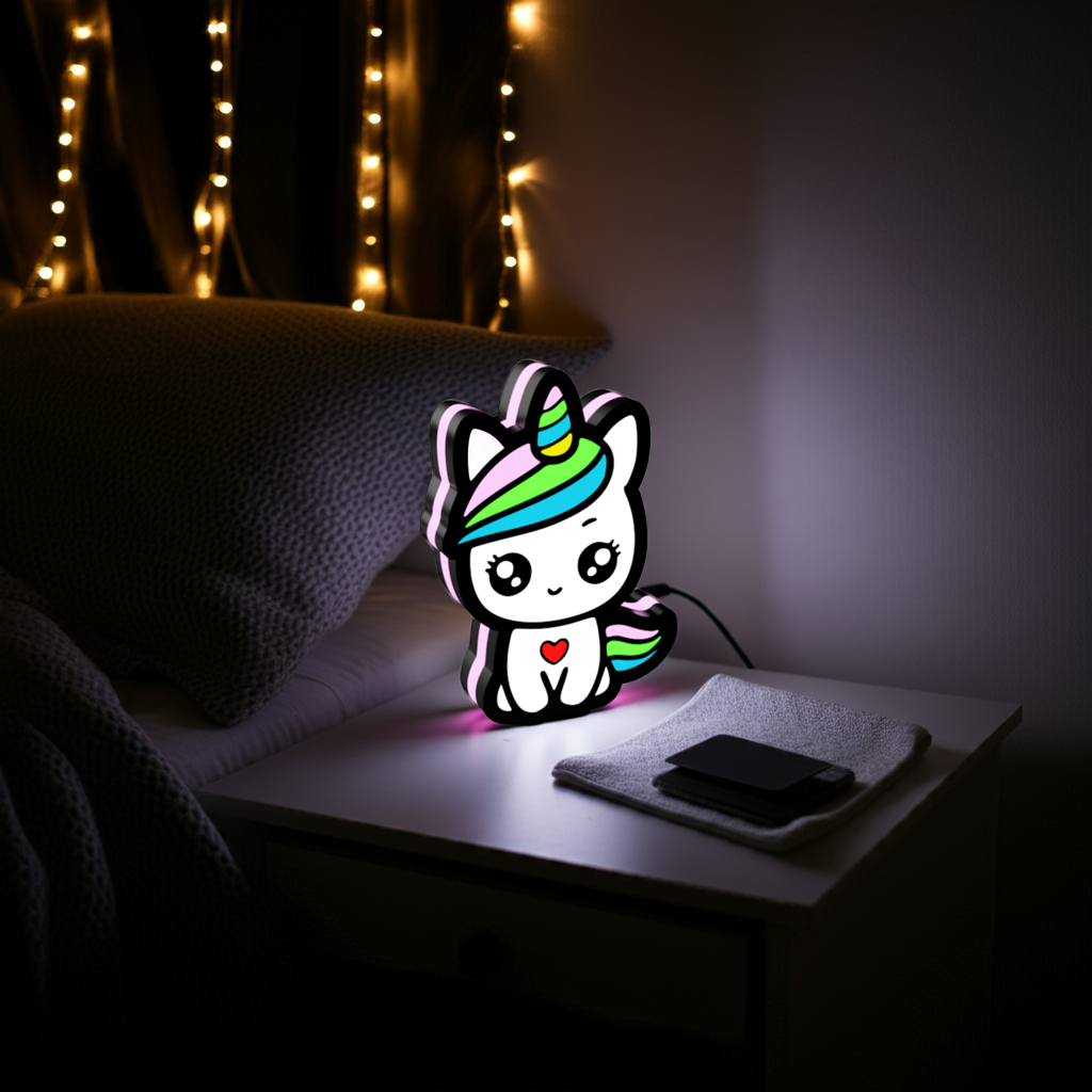 Eenhoorn Led Lamp Klein