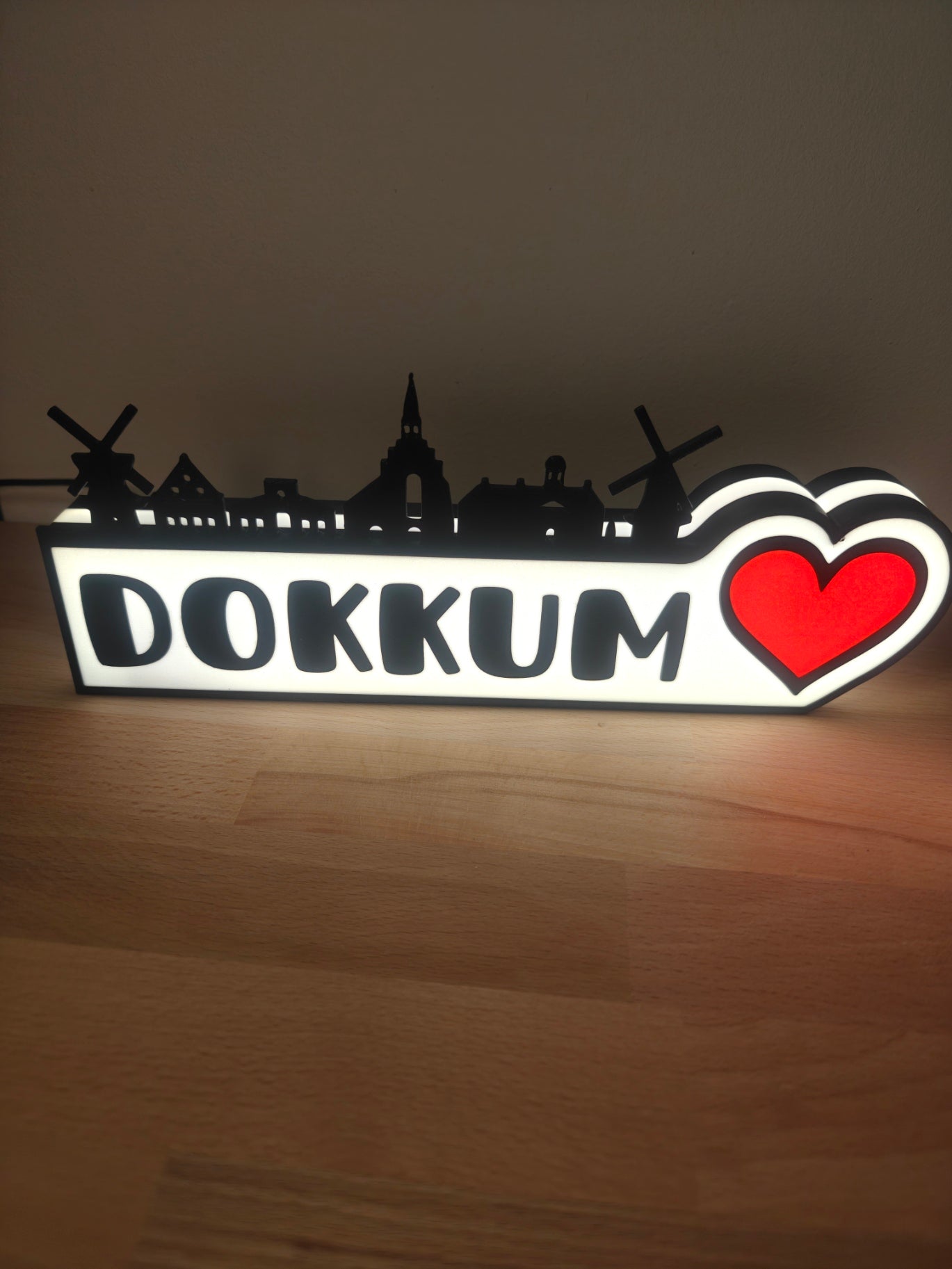 Special Edition Dokkum Skyline Led Lamp