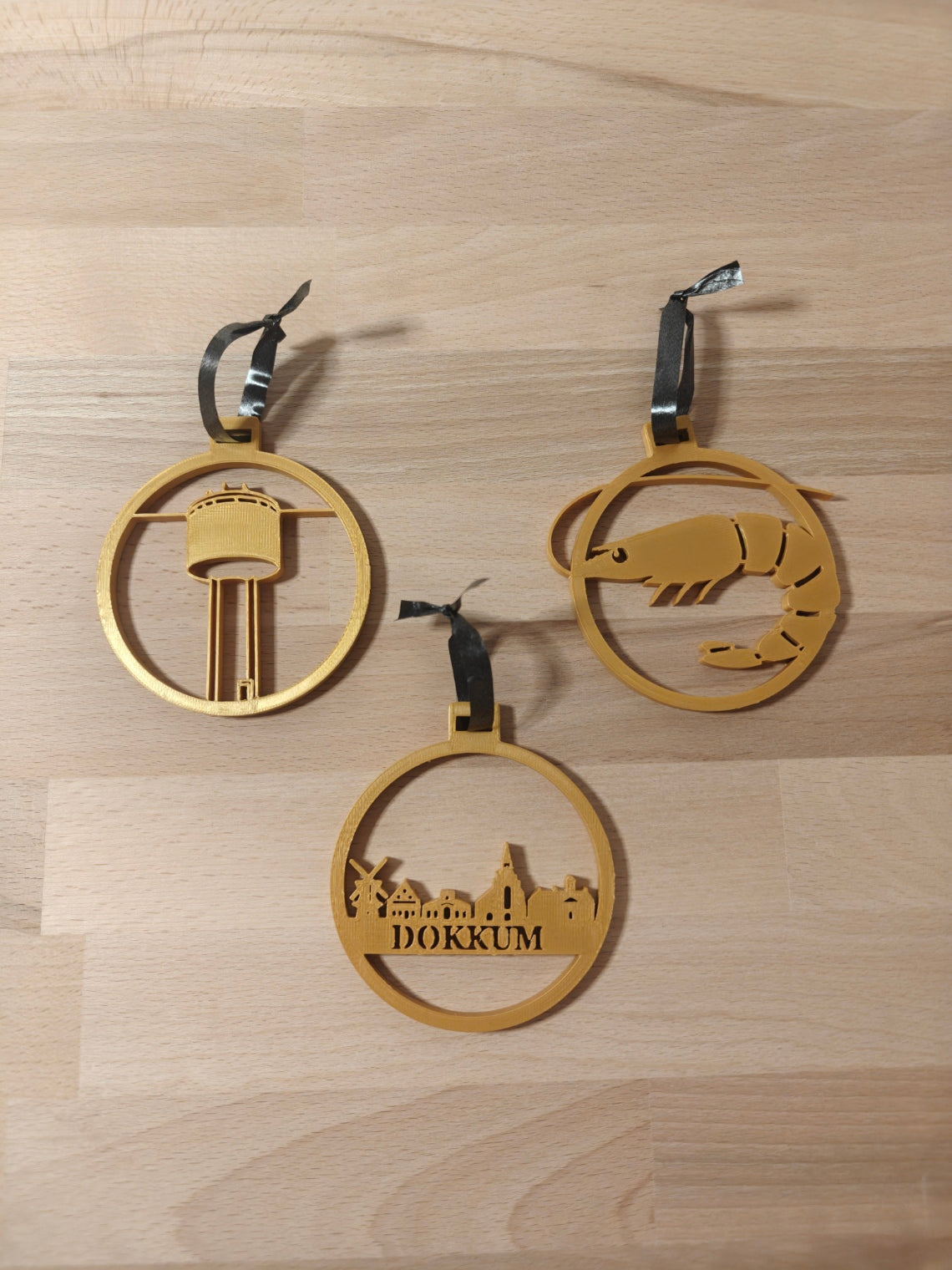 Set van 3 Kersthangers Dokkum