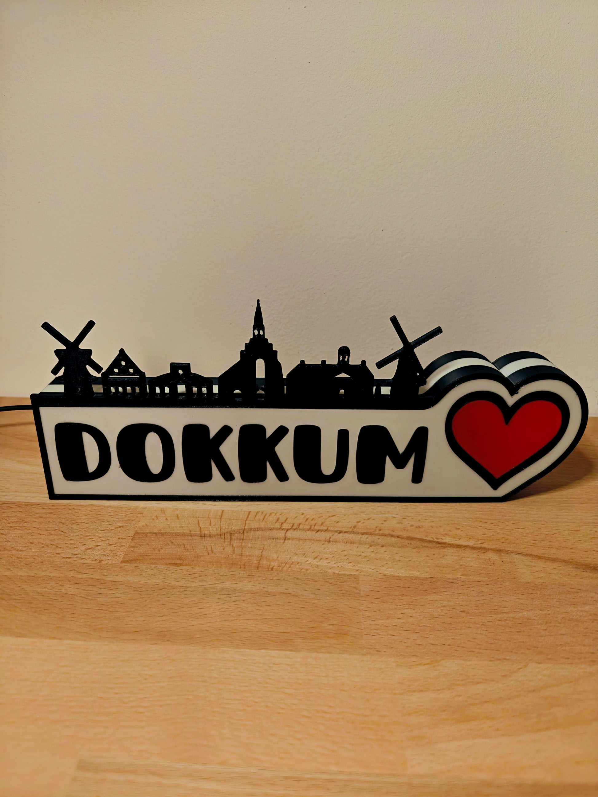 Special Edition Dokkum Skyline Led Lamp