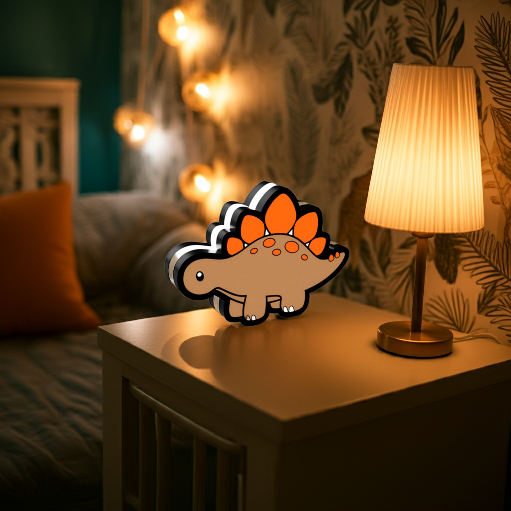 Stegosaurus Led Lamp Klein