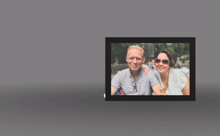 Fotolamp met wisselbare foto 10x15cm