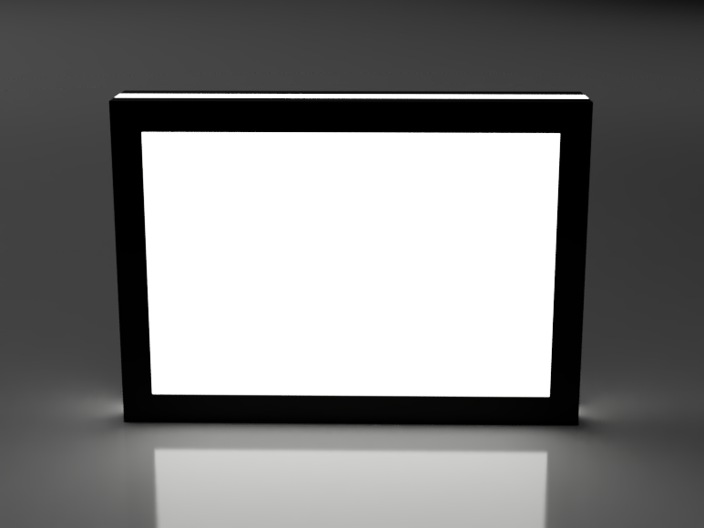 3D-geprinte fotolamp met eigen foto, formaat 10x15 cm