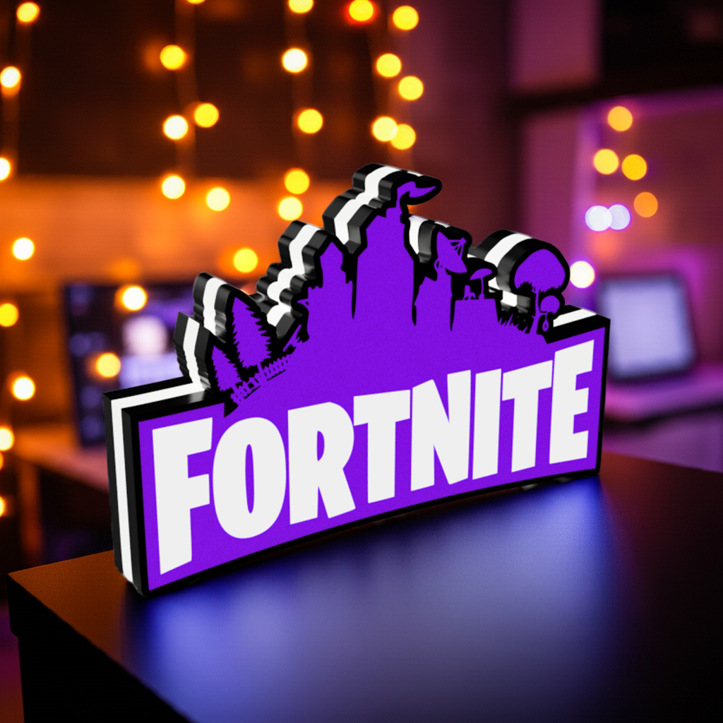 Fortnite Logo Led Lamp