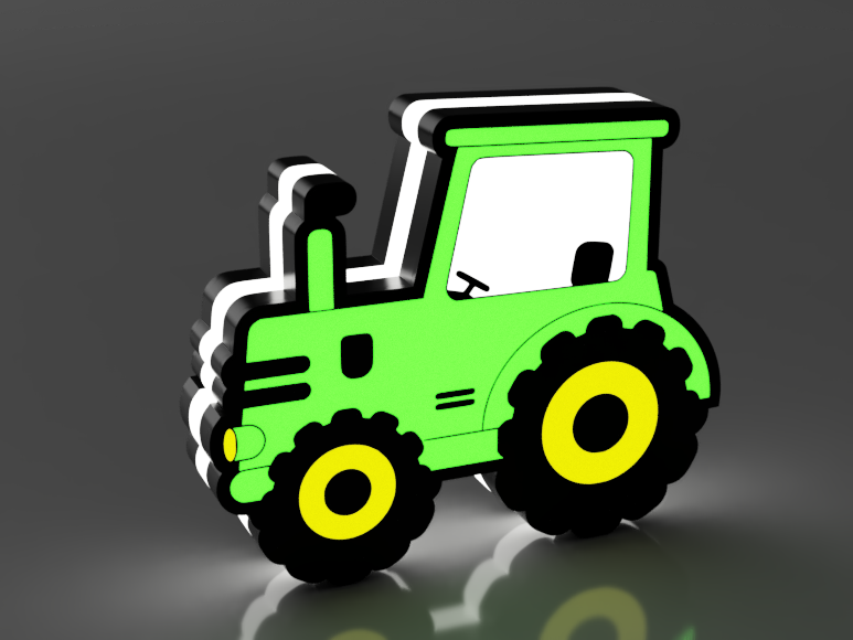 Trekkertje Led Lamp Klein (Groen)