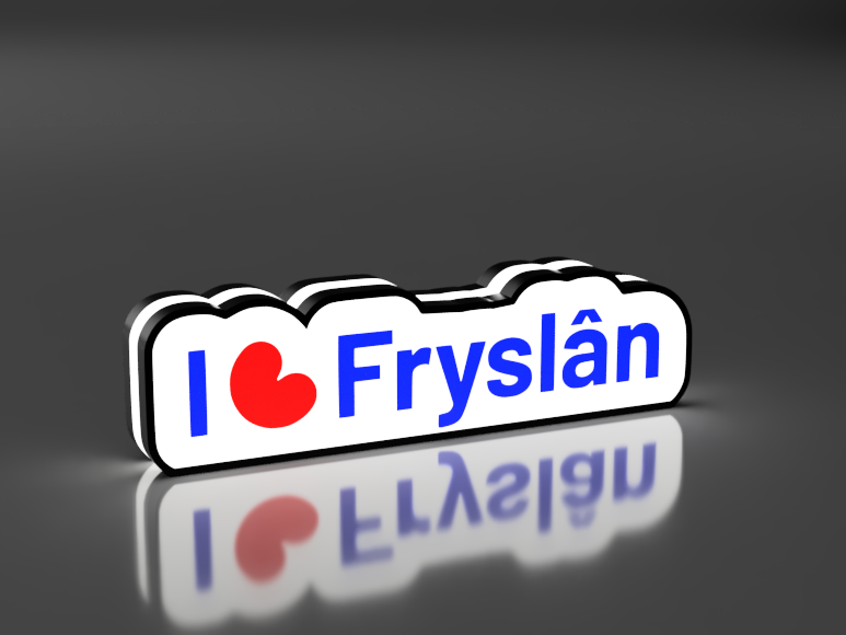I <3 Fryslân Led Lamp