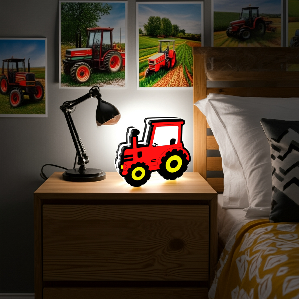 Trekkertje Led Lamp Klein (Rood)